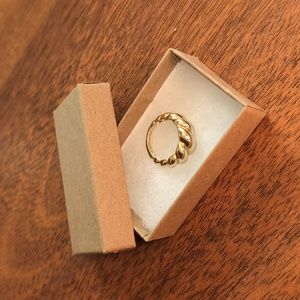 Ana Luisa Crescent Bold Rope Twist Statement Ring 6